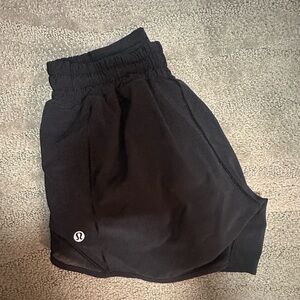 Two pairs of black hotty hot 4in shorts